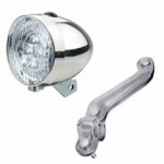 Farol Cromado Com3 LED Com Suporte Absolute JY-592A