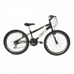 Bicicleta Aro 24 Preta Rharu Combate 18v