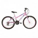 Bicicleta Aro 24 Rharu Rosa Femme 18v