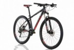 Bicicleta Sense ROCK EVO 2018 Preta/Vermelha 27 Velocidades